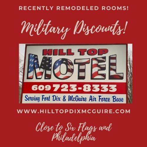Hill Top Motel Wrightstown Ngoại thất bức ảnh